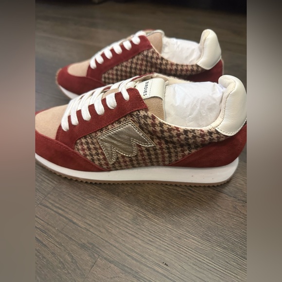 NWT Birdies Roadrunner Sneaker in Primary Plaid Size 7.5 - Picture 6 of 7